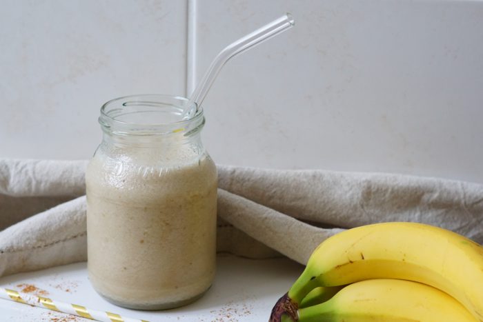 Bananenmilch ohne Milch und Nüsse - vegan und plastikfrei | Umweltgedanken